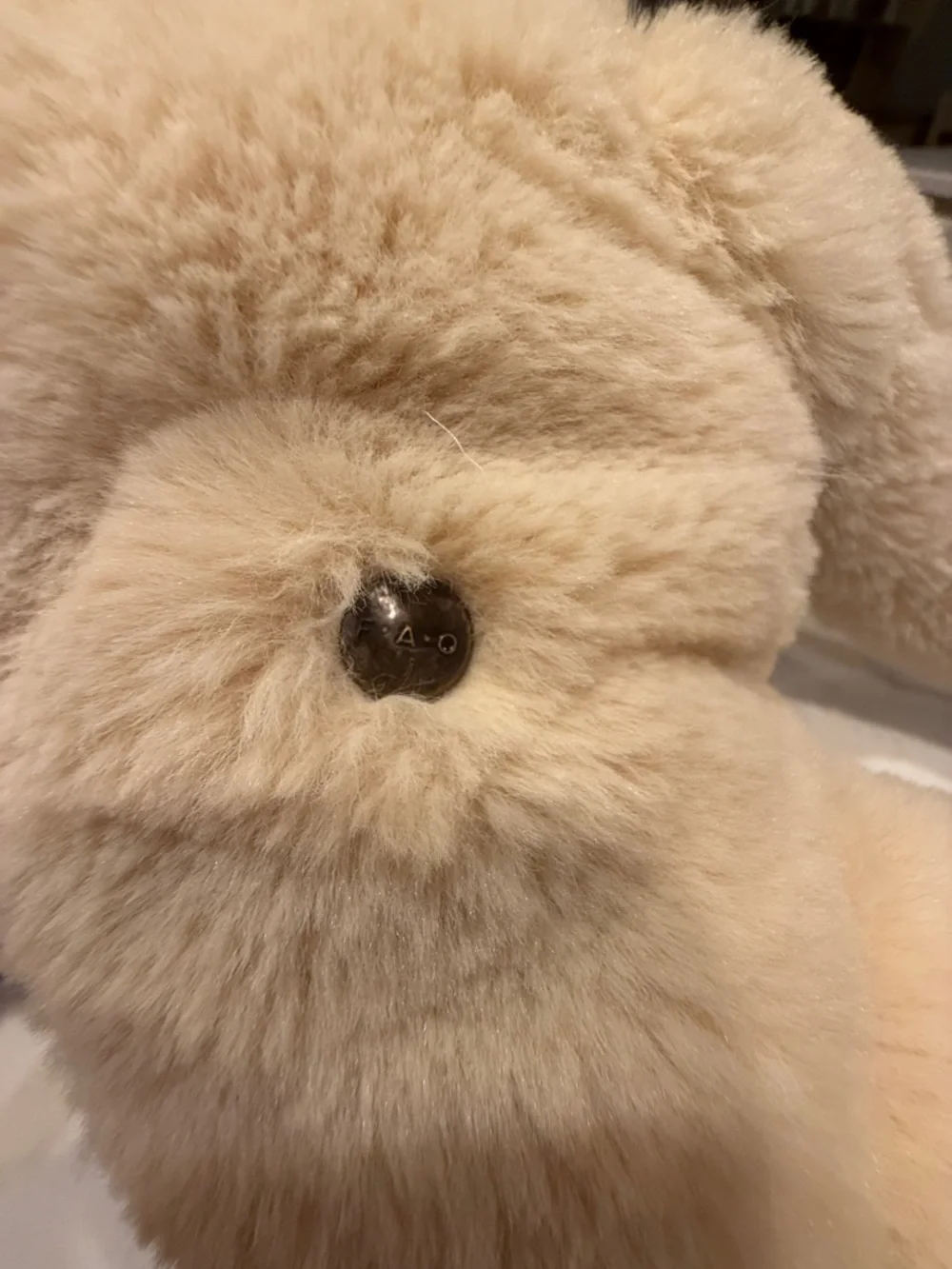 FAO Schwarz Cream Plush Golden Retriever Puppy Dog Toy 2021